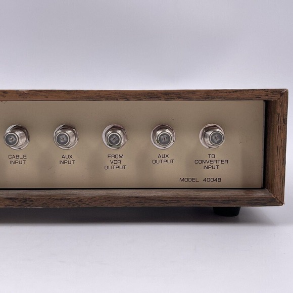 Vintage Qintar Video Control Center Model 4004B Switch Input Output VCR Cable - Picture 10 of 12